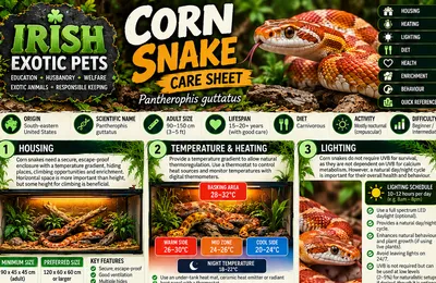 Top of the Corn Snake care sheet