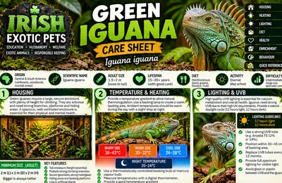Top of the Green Iguana care sheet